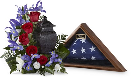 The FTD Patriotic Tribute Arrangement from Parkway Florist in Pittsburgh PA
